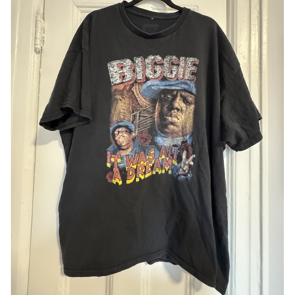 Notorious B.I.G. Biggie Smalls Shirt It Was All A Dream Size 3X Black